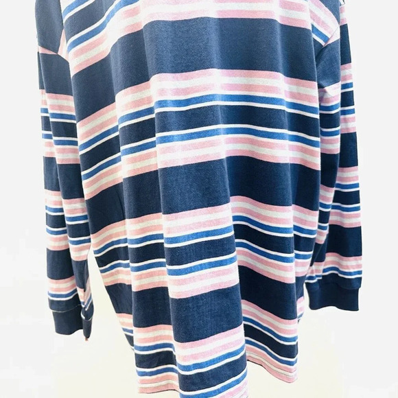 NWT SO GOODS FOR LIFE Juniors Long Sleeve Pull Over Crew Neck Striped Shirt XXL - Picture 3 of 12